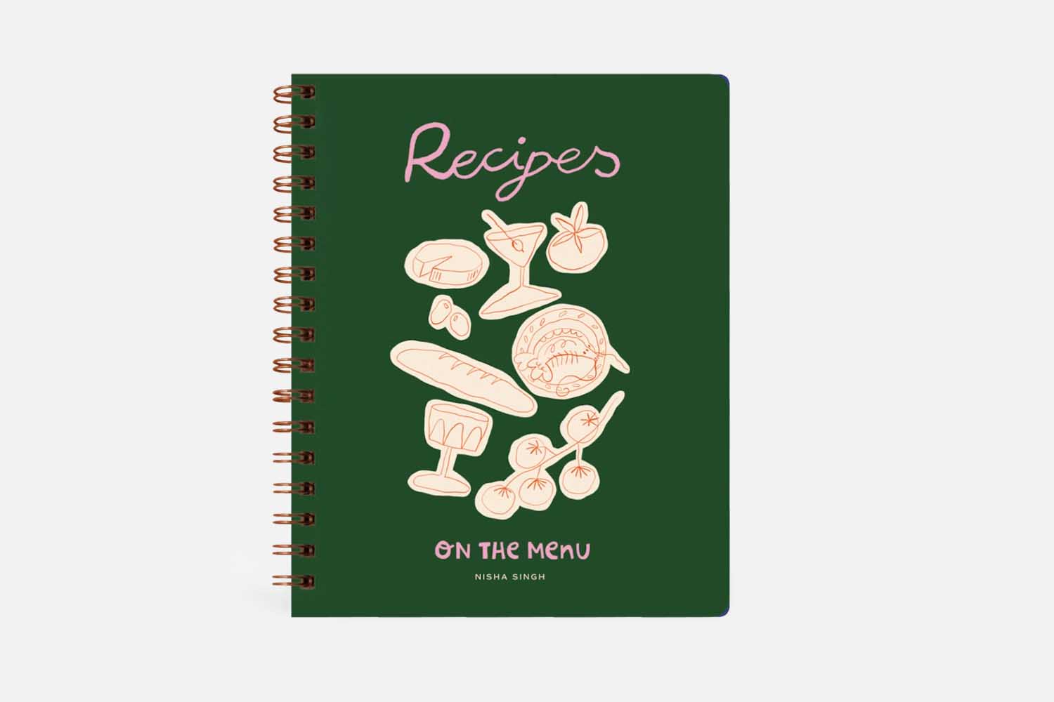 Papier Al Fresco Spiral Recipe Journal
