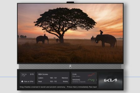 Telly's second screen will continuously display ads.