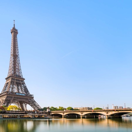 The Seine River in Paris, which the city is trying to clean up in time for the 2024 Summer Olympics