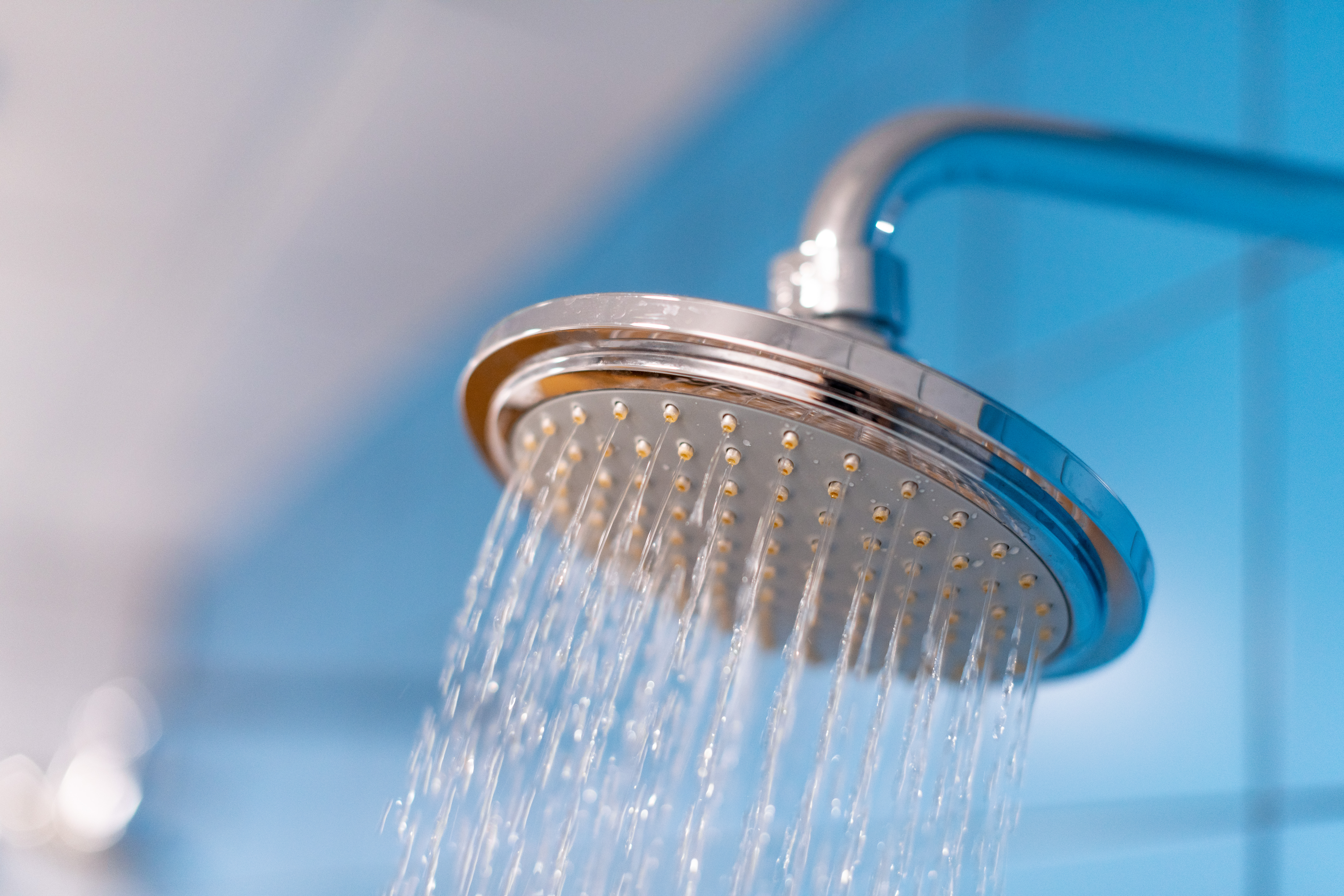A cold shower nozzle.