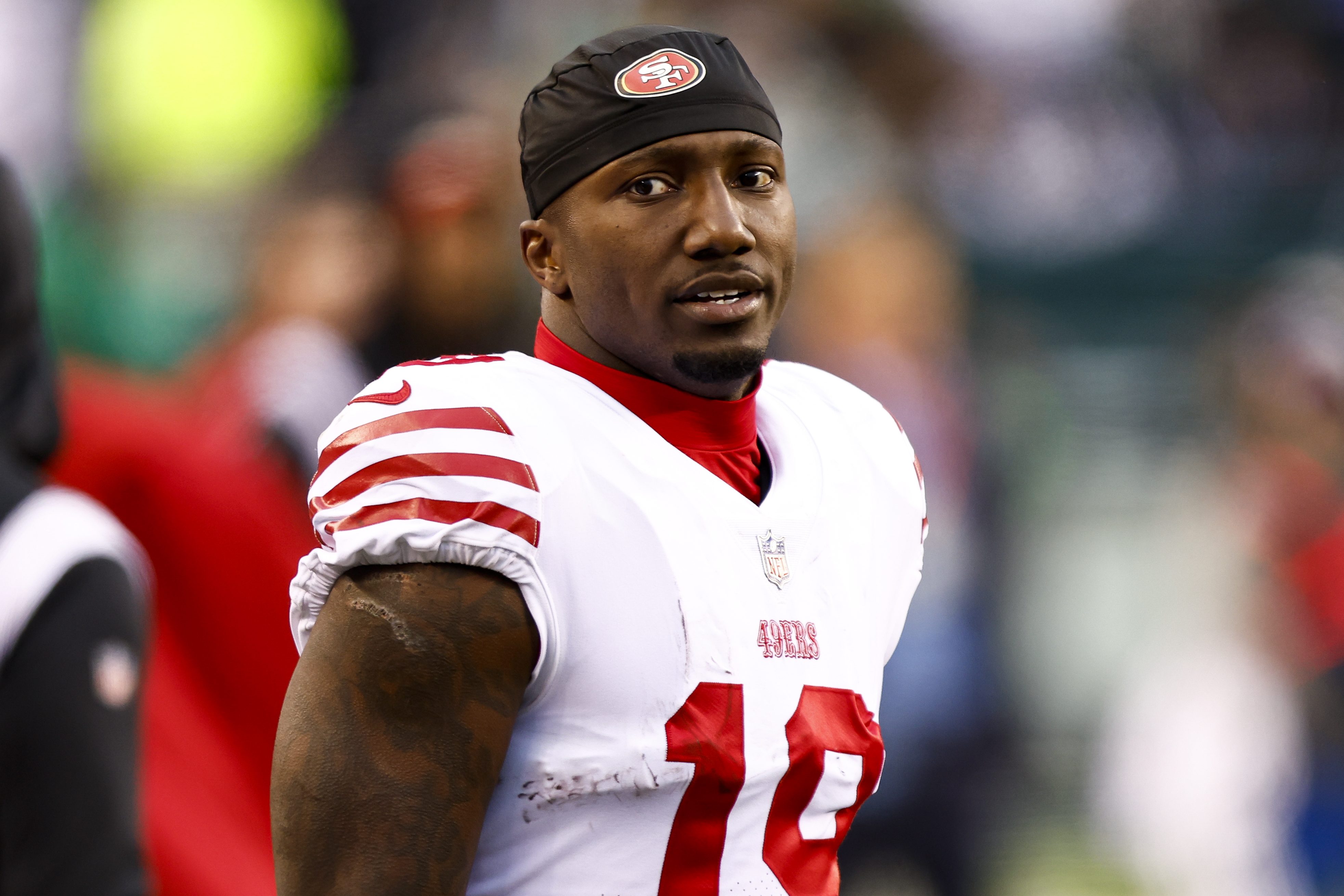 Deebo Samuel of the 49ers during the NFC Championship Game.