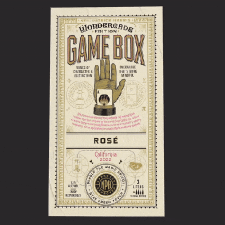 Wondercade x Game Box Wines Rosé