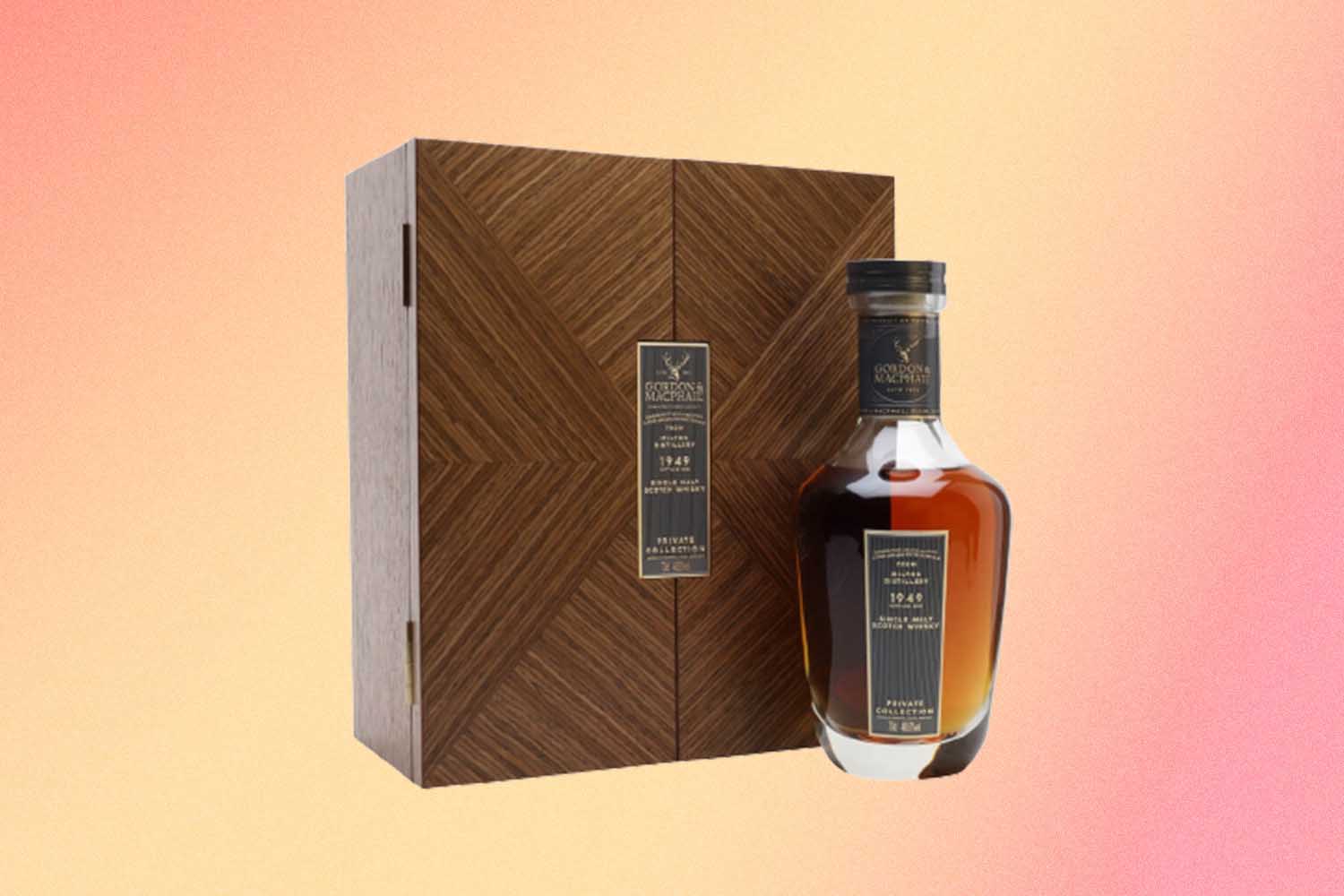 The packaging of the Gordon & MacPhail 1949 from Milton Distillery