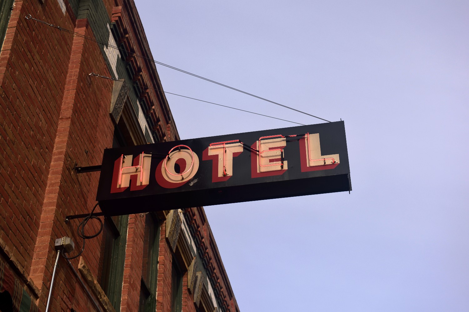 Hotel sign