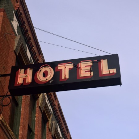 Hotel sign