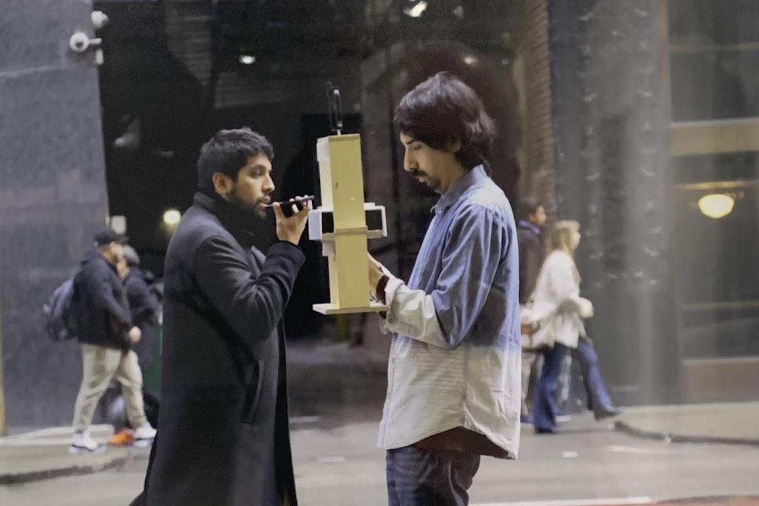 artwork of people walking next to each other