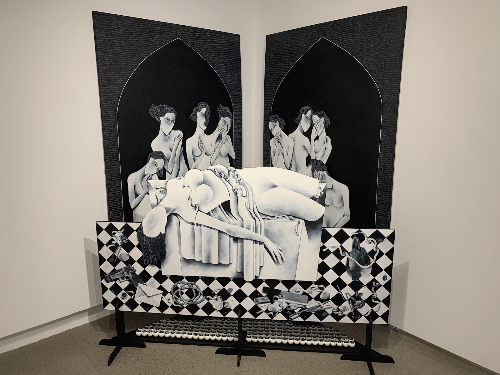 art exhibit from chicago graduate gallery