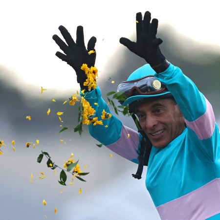 John Velazquez at Preakness