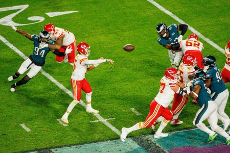 A pass in Super Bowl LVII