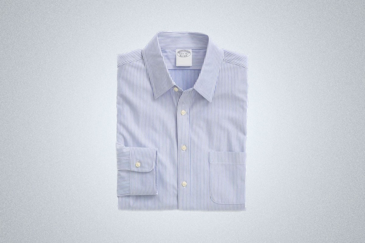 Brooks Brothers Japanese Knit Dress Shirt