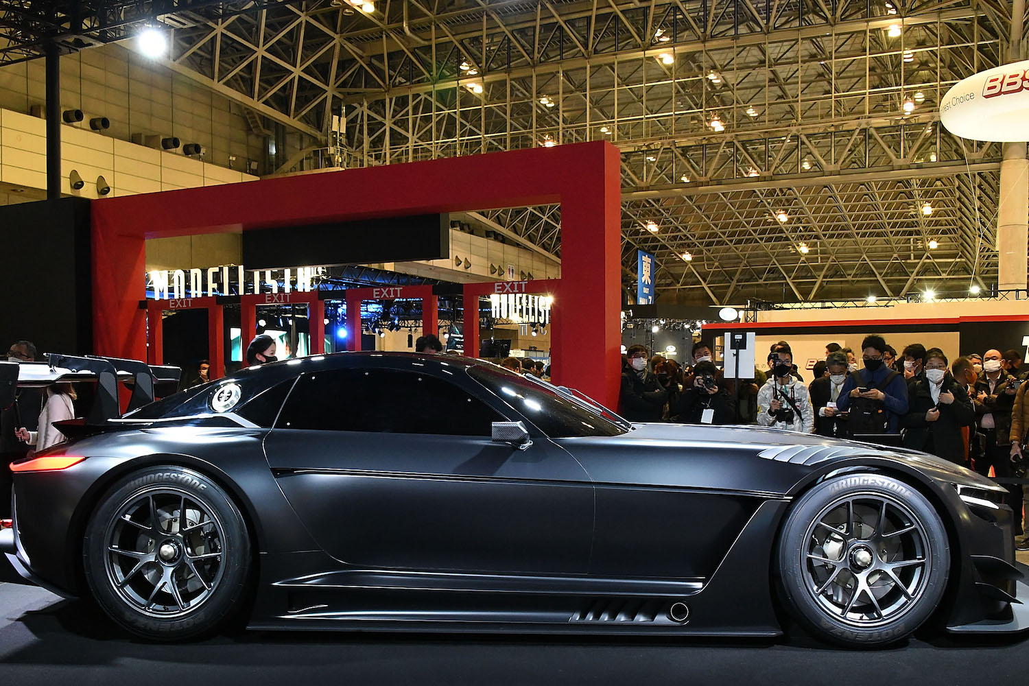 toyota car on a display