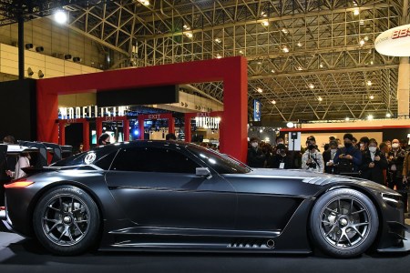 toyota car on a display