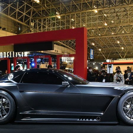 toyota car on a display