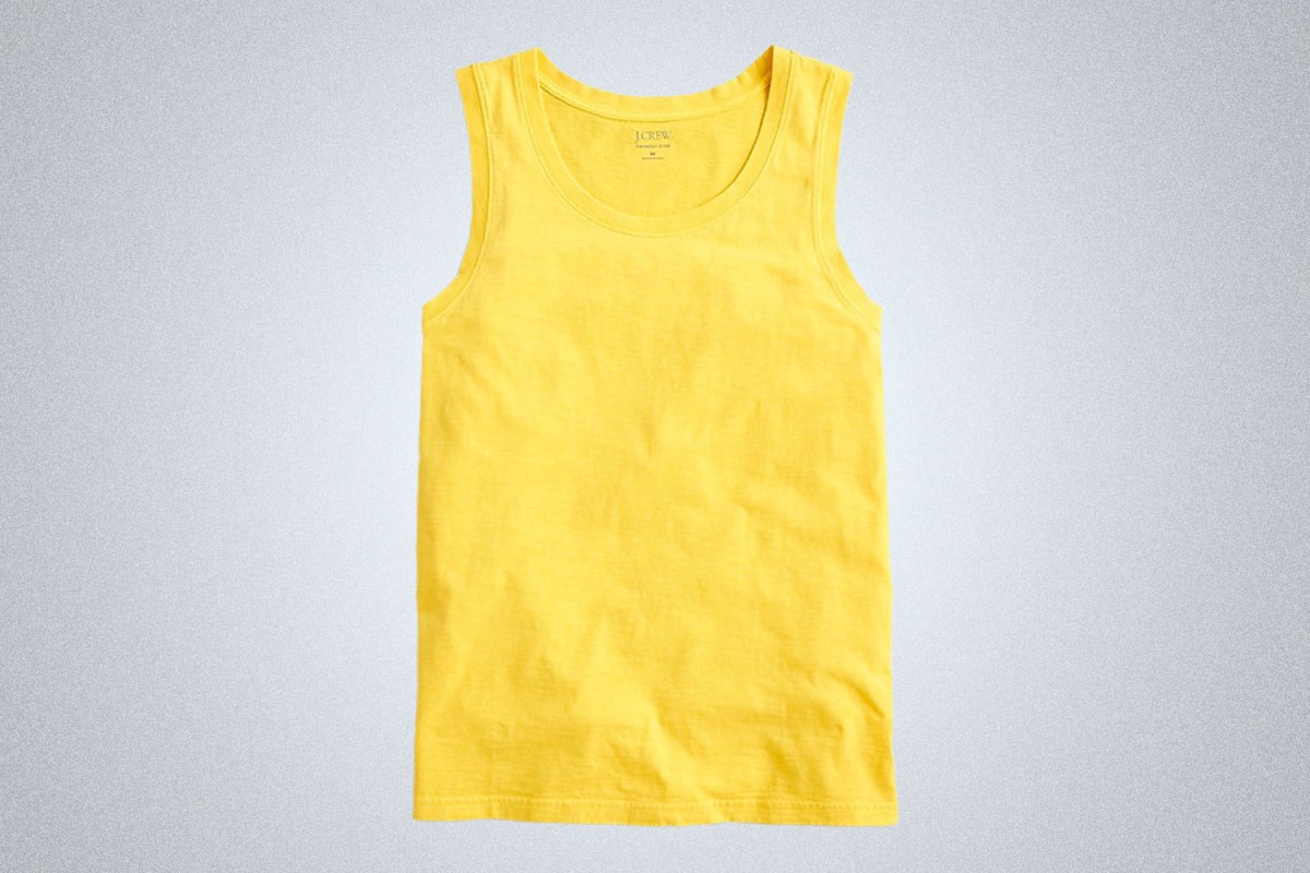 J.Crew Garment-Dyed Sub Cotton Tank Top
