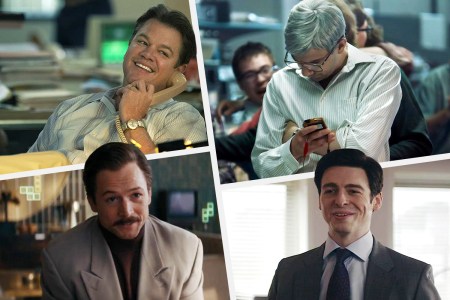 Scenes from "Air," "Flamin Hot," "Blackberry" and "Tetris"
