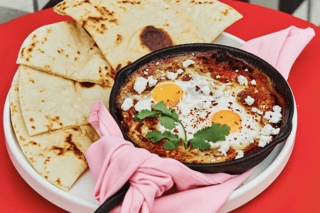 Baked Eggs With Spicy Tomatoes Makes for the Best Breakfast