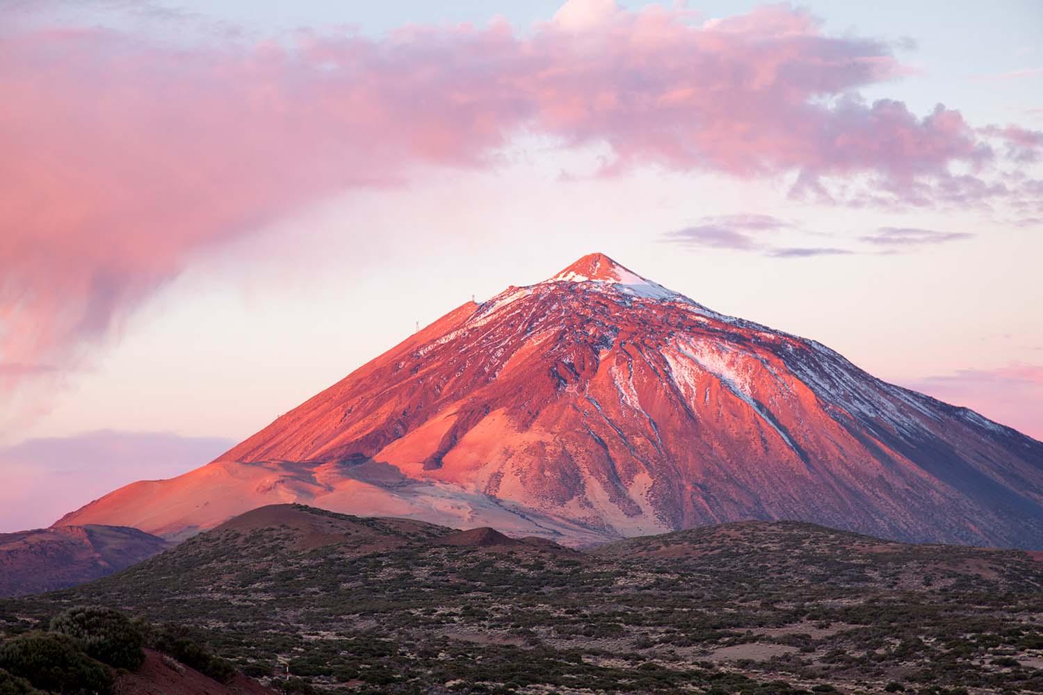 Sunrise over Teide National Park