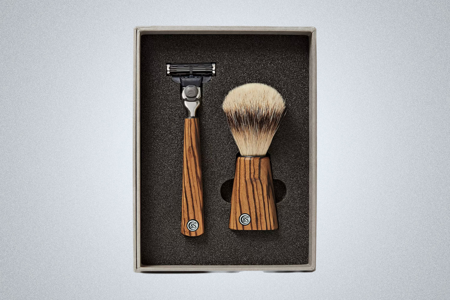 Zebrano Wood Shaving Set