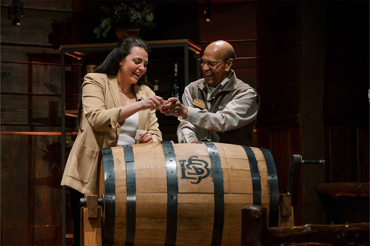 A drawing for a winner of Sazerac's Single Barrel Select program back in March, which allows consumers to buy barrels of their favorite whiskies