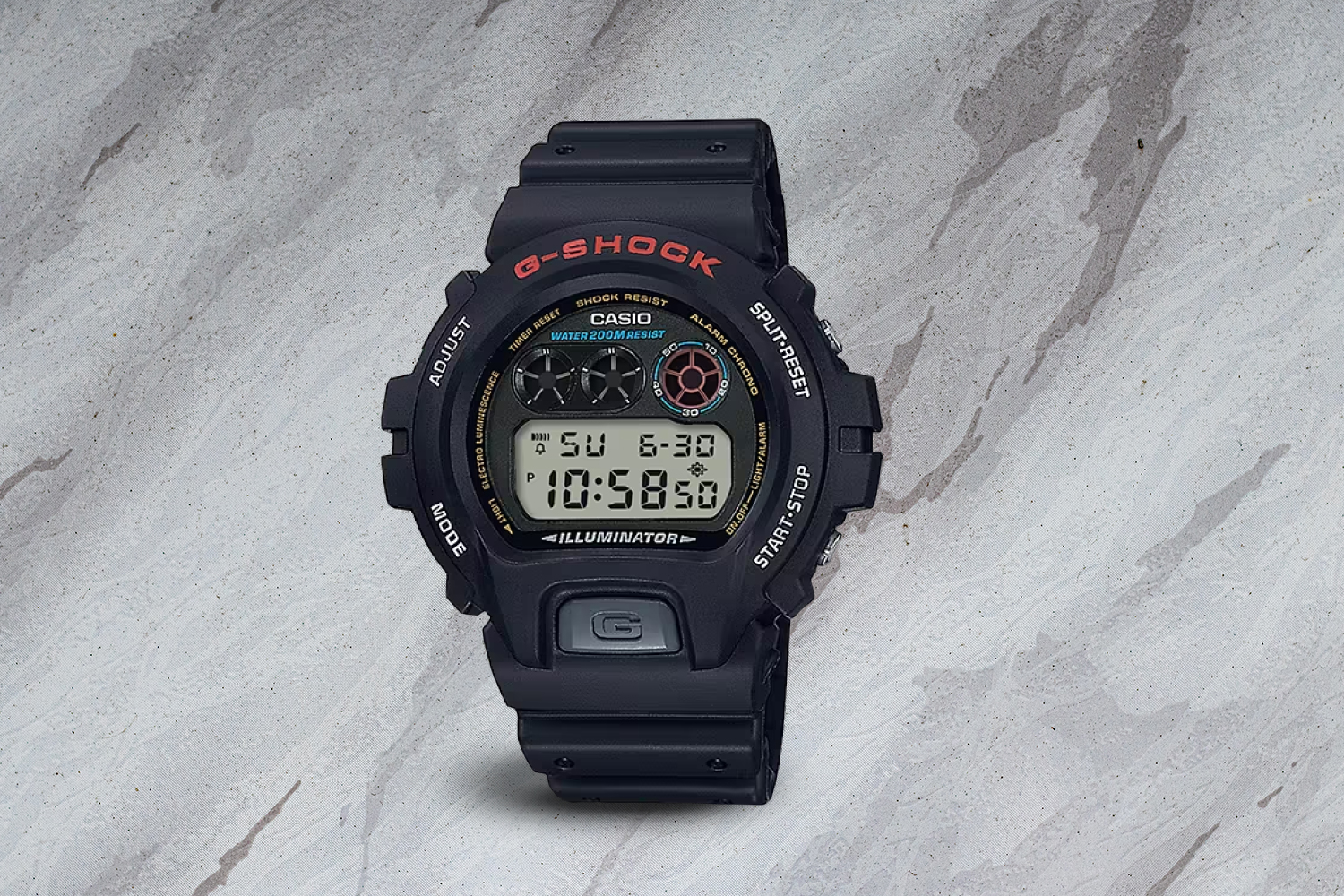 a black g-shock watch