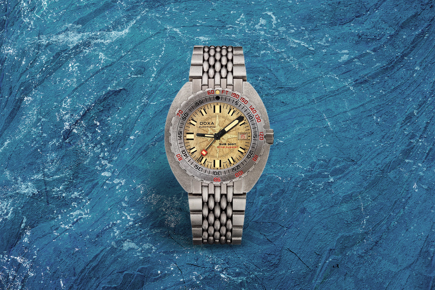 Gold and silver watch