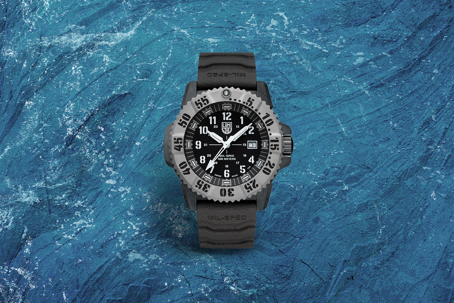 black and gray watch