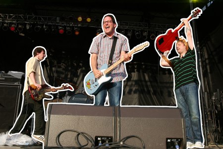 The Hold Steady performs onstage at the Pitchfork Music Festival at Union Park on July 19, 2008