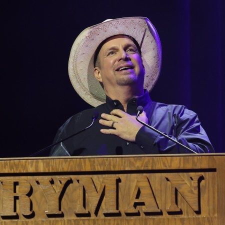 Garth Brooks at a podium
