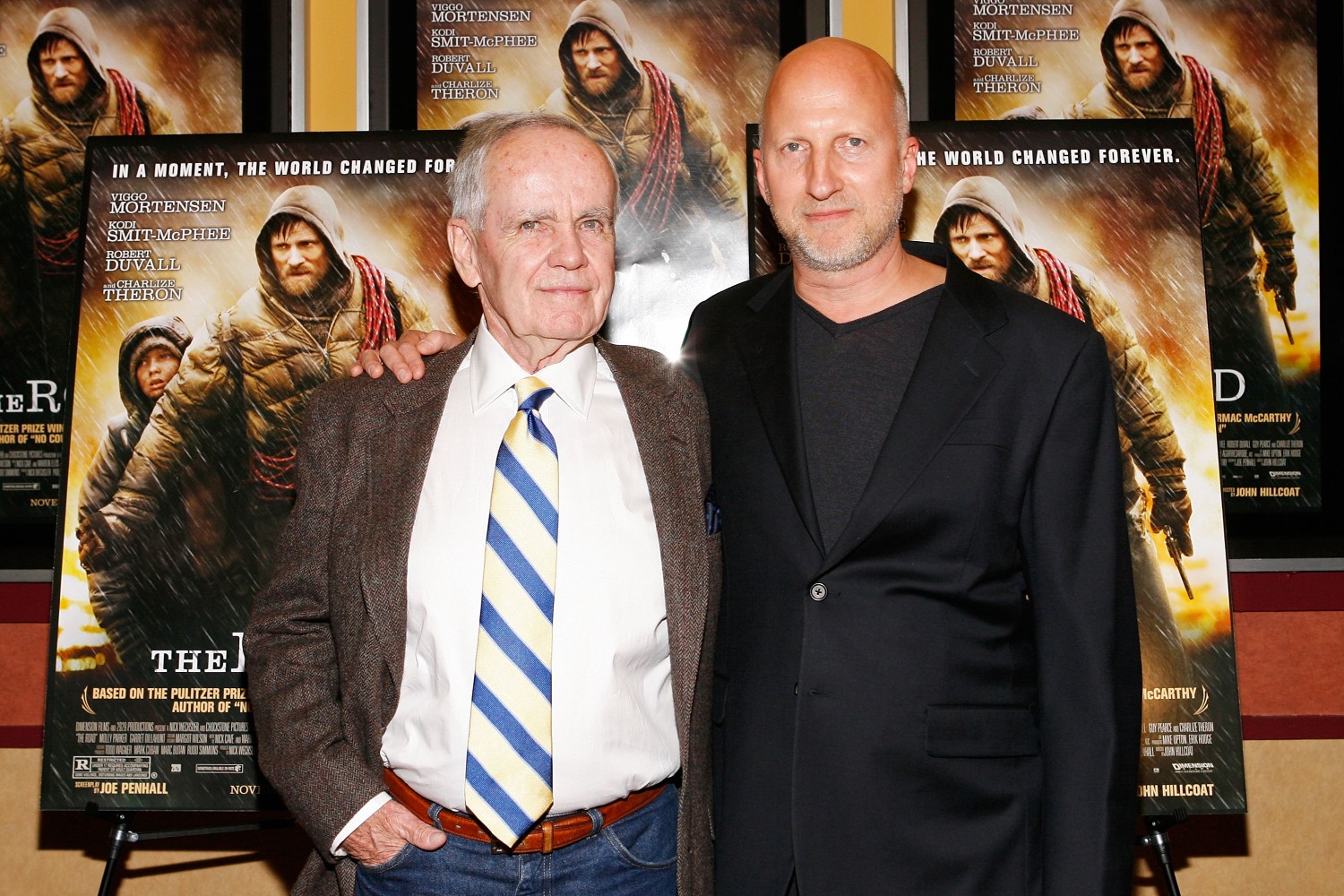 Writer Cormac McCarthy and director John Hillcoat
