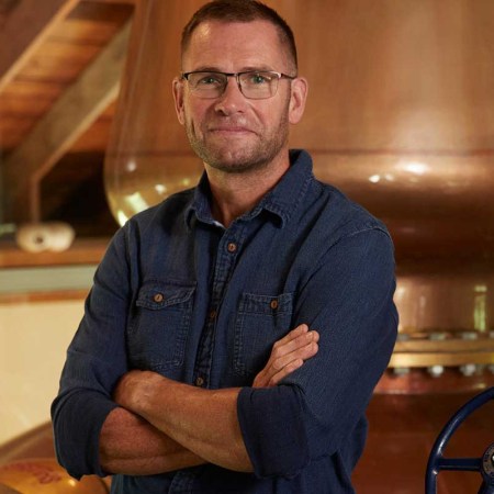 Master Distiller Shane Fraser at Tenmile Distillery in upstate NY