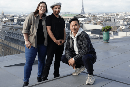 "Top Chef" finalists Sara Bradley, Gabriel Rodriguez and Buddha Lo.