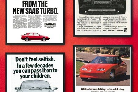 Vintage car ads