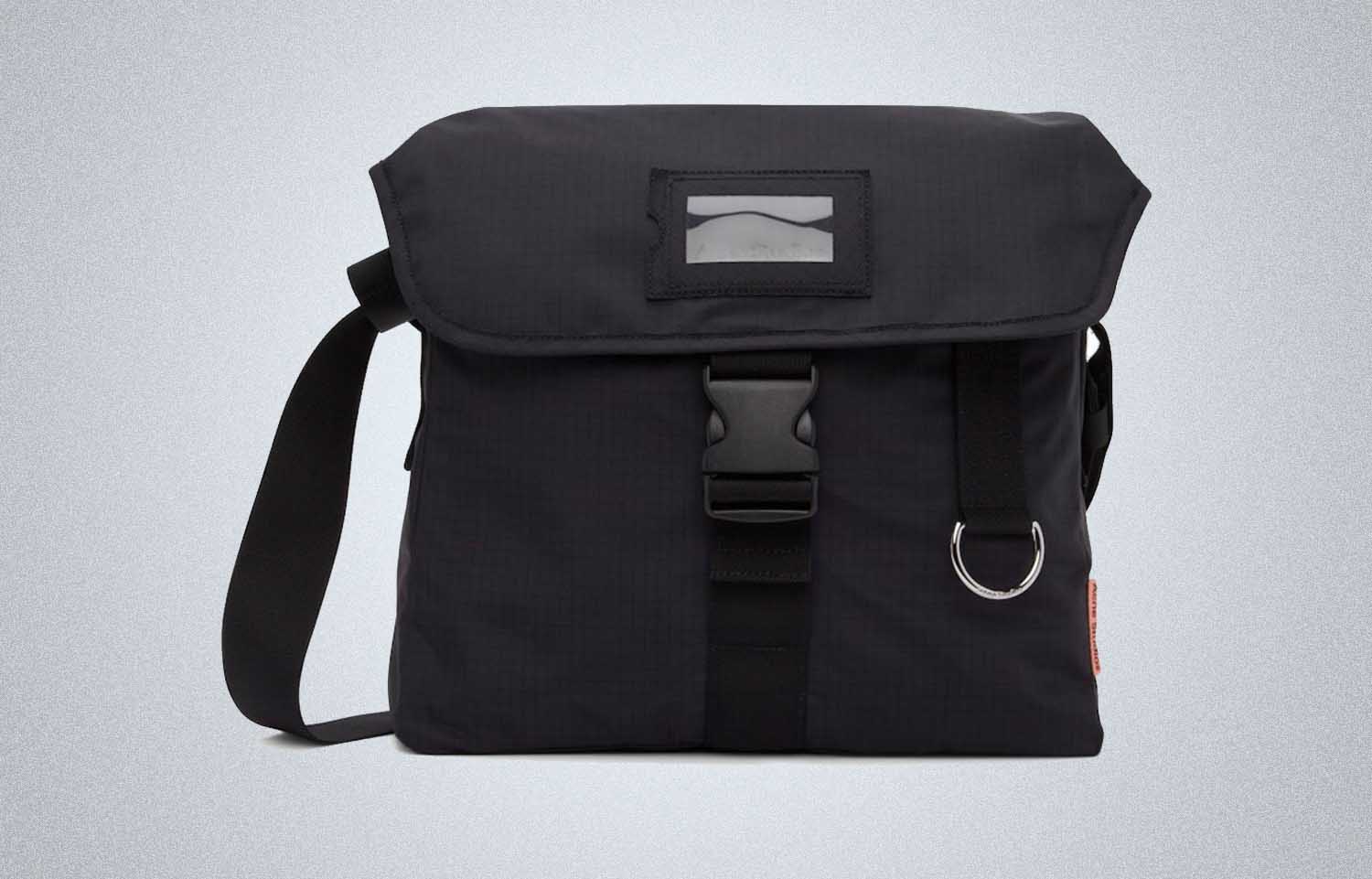 Acne Studios Black Large Messenger Bag