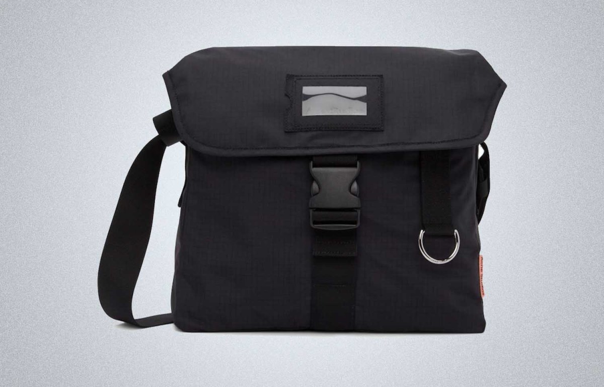 Acne Studios Black Large Messenger Bag