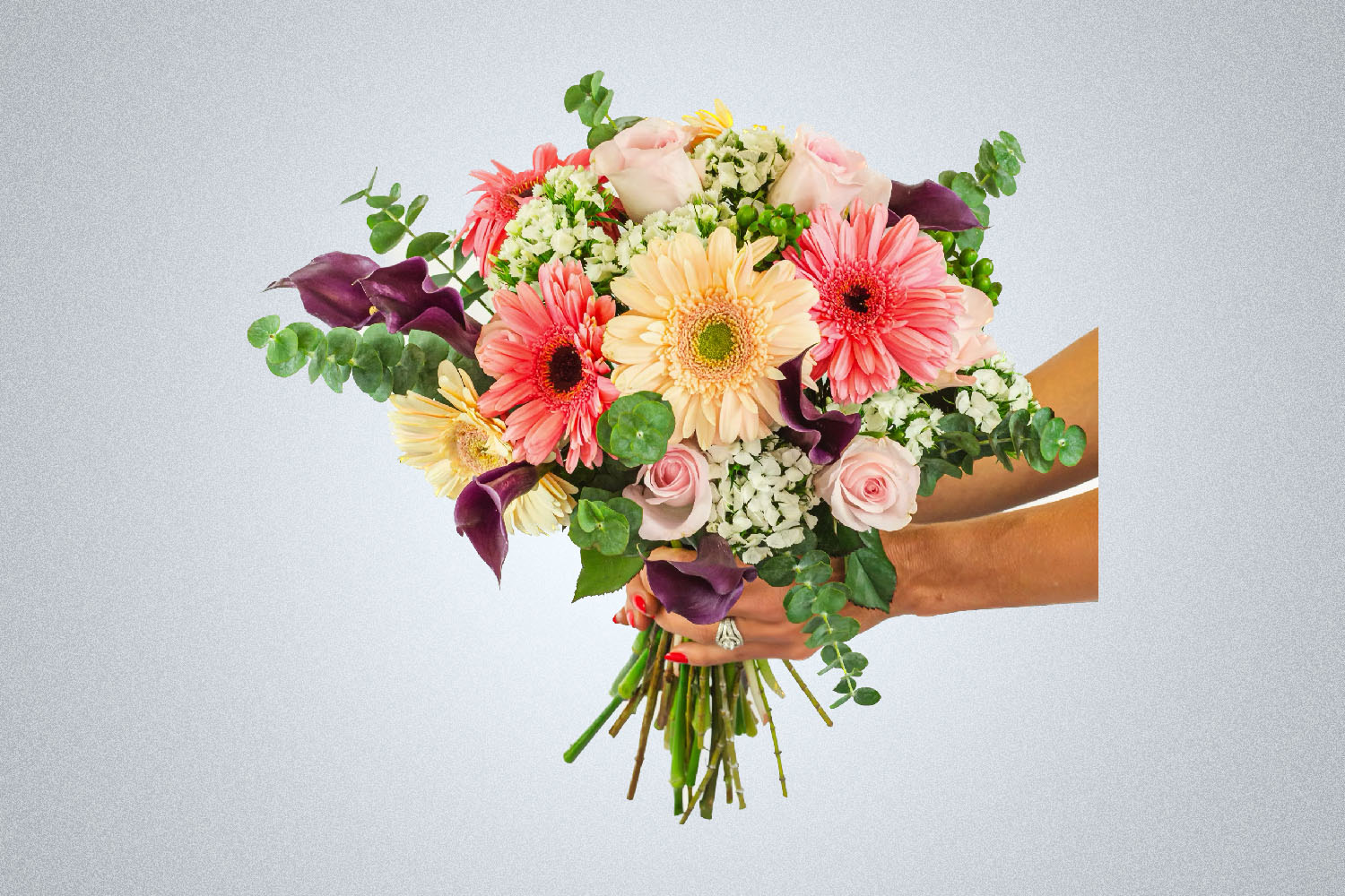 BloomsyBox Premium Pink Blush Bouquet