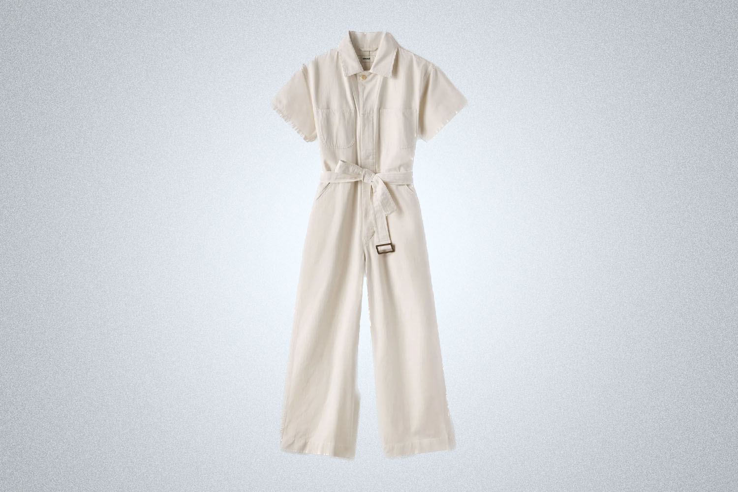 Buck Mason Herringbone Twill S/S Utility Jumpsuit