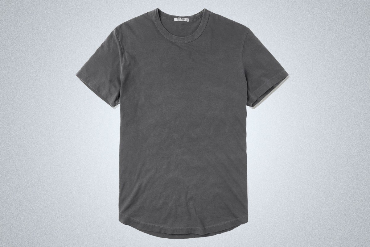Buck Mason Pima Curved Hem Tee