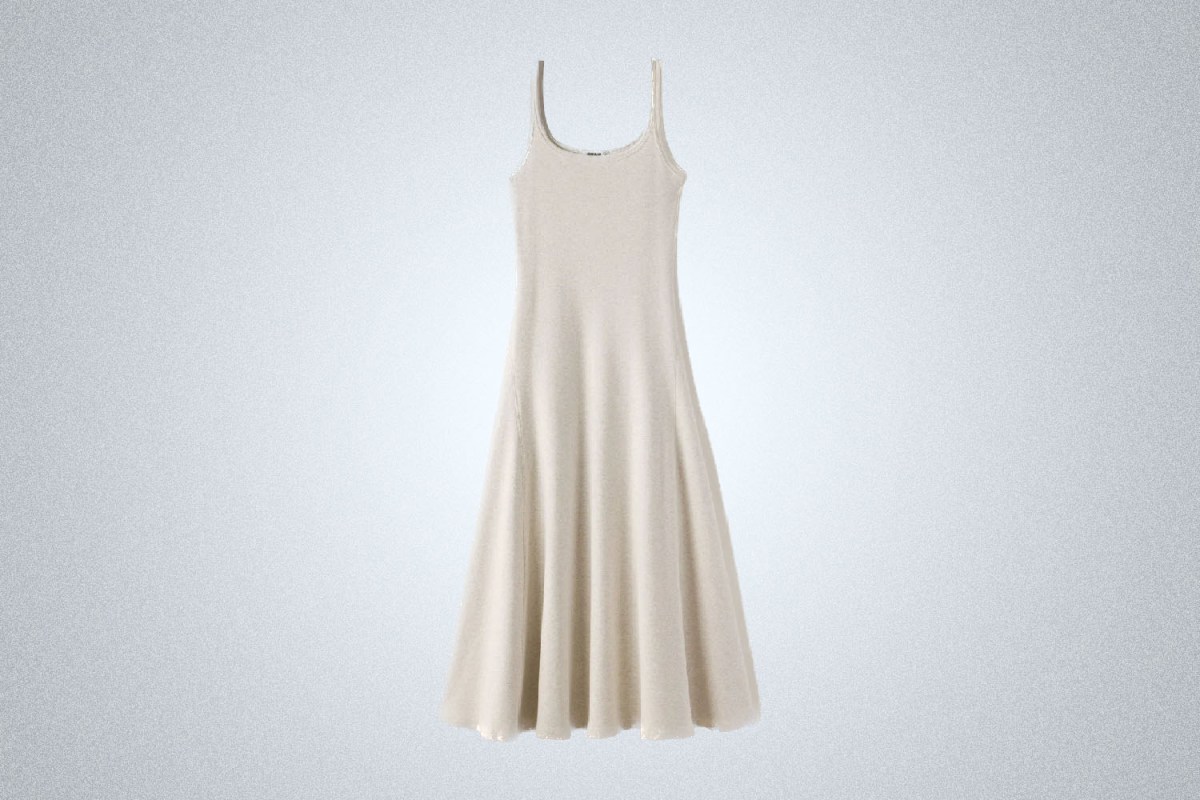 Buck Mason Surplus Rib Scoop Neck Tank Dress
