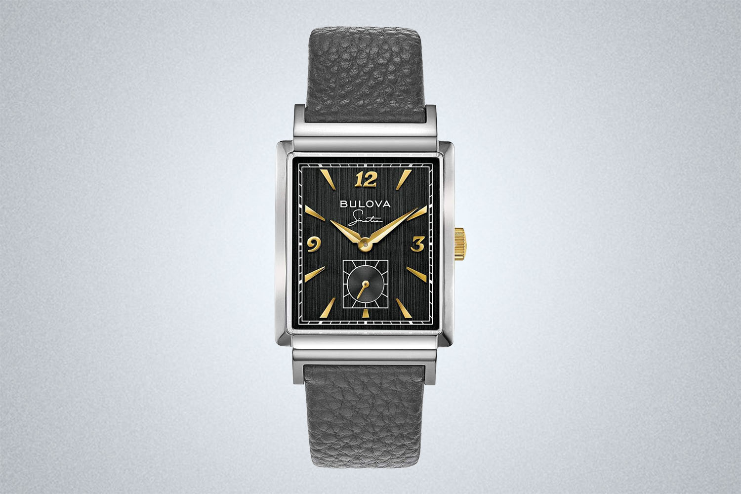 Bulova Frank Sinatra My Way Leather Strap Watch