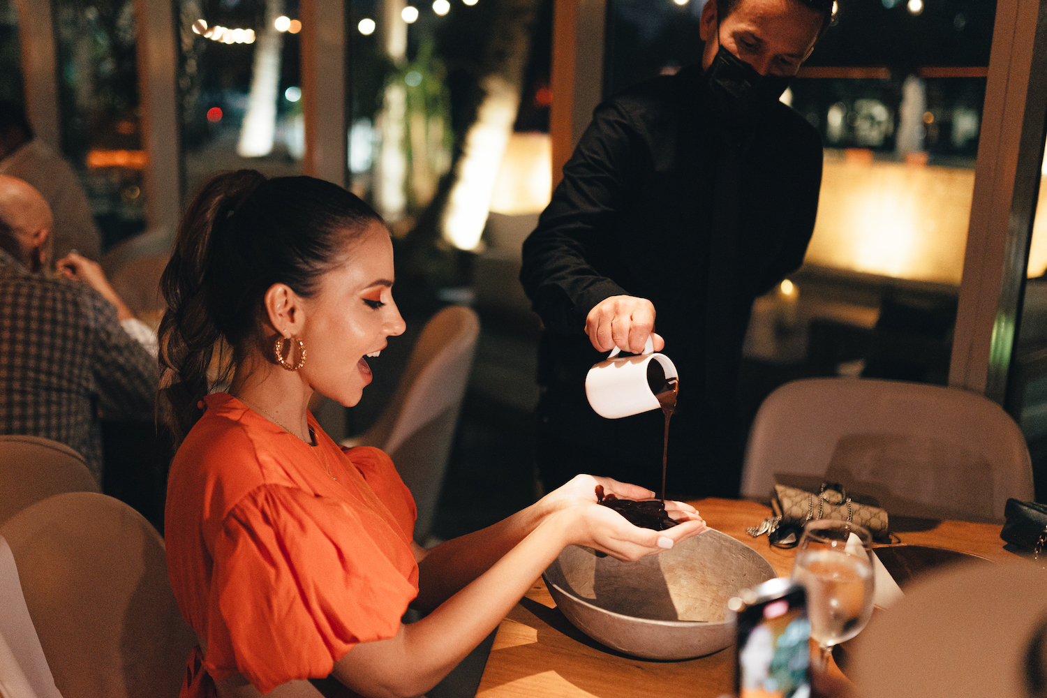 Elcielo became famous for its choco-therapy, where melted chocolate is poured over the diner’s hands, to be licked off.