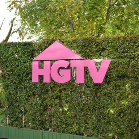 Signage is seen during the HGTV's "Ugliest House in America" For Your Emmy Consideration Event at Saban Media Center