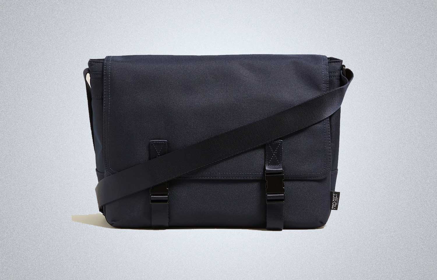 Mark &amp; Spencer Recycled Polyester Pro-Tect Messenger Bag