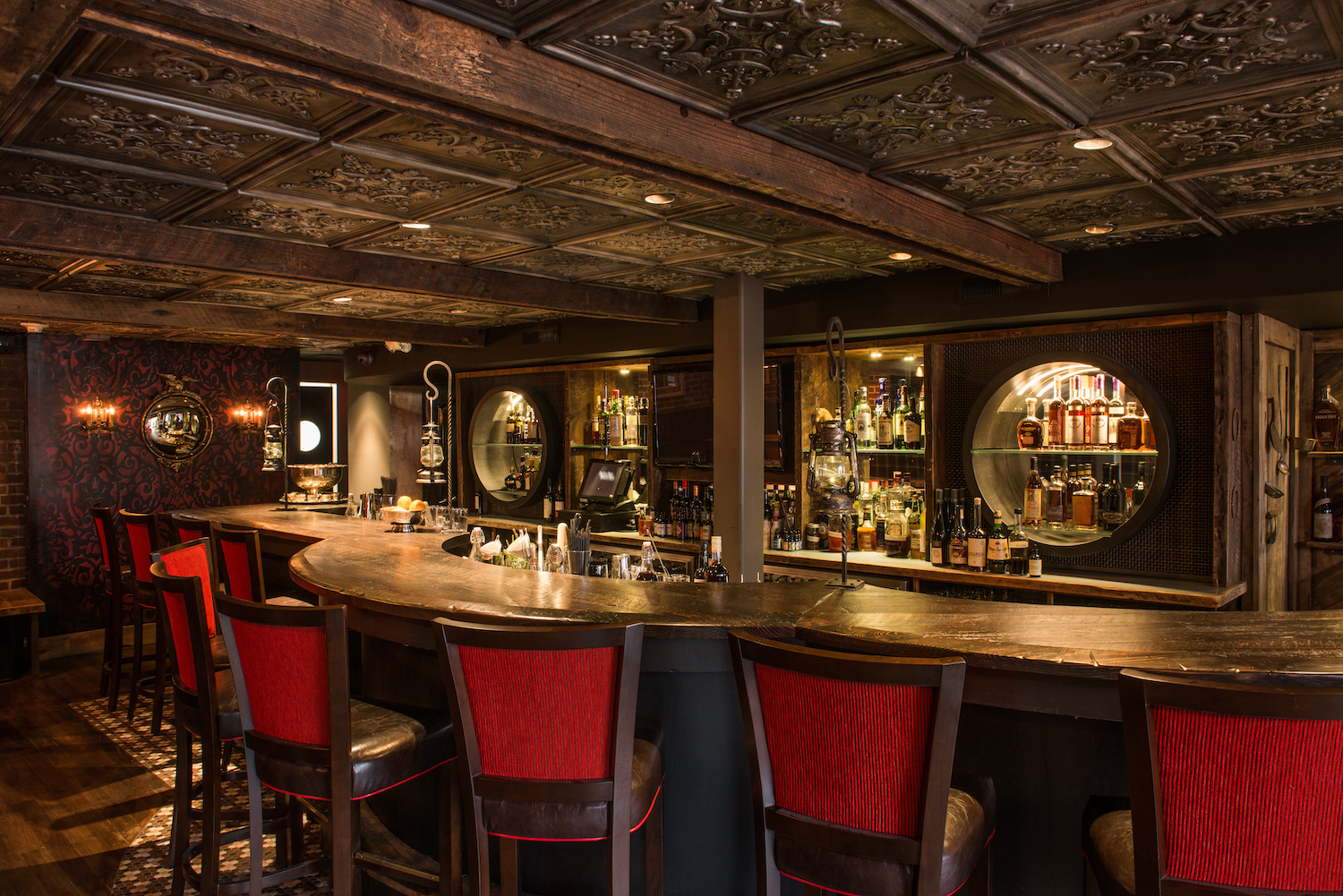 Bar area at McClellan’s Retreat
