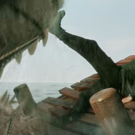 A screenshot from the Meg 2 trailer