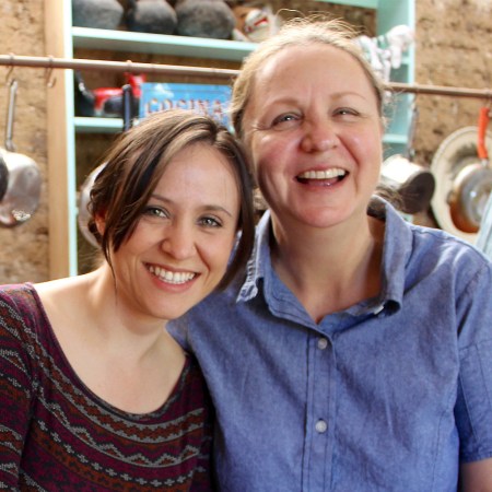 Isabel Torrealba (right), food writer and Mexican cultural anthropologist, with mother Iliana de la Vega, James Beard Award-winning chef.