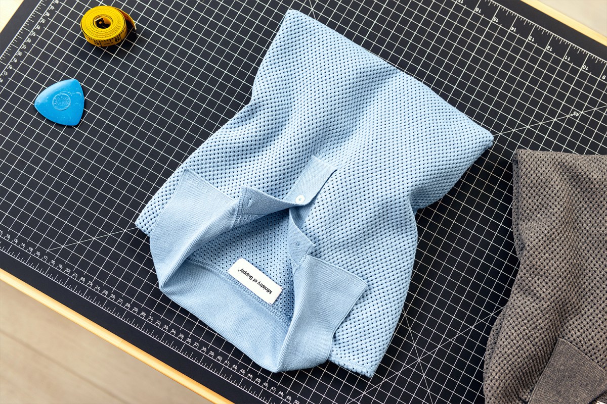 Ministry of Supply Labs 3D Print-Knit Air Polo
