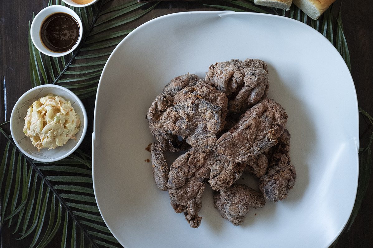 Executive chef Chung Chow's chicken.