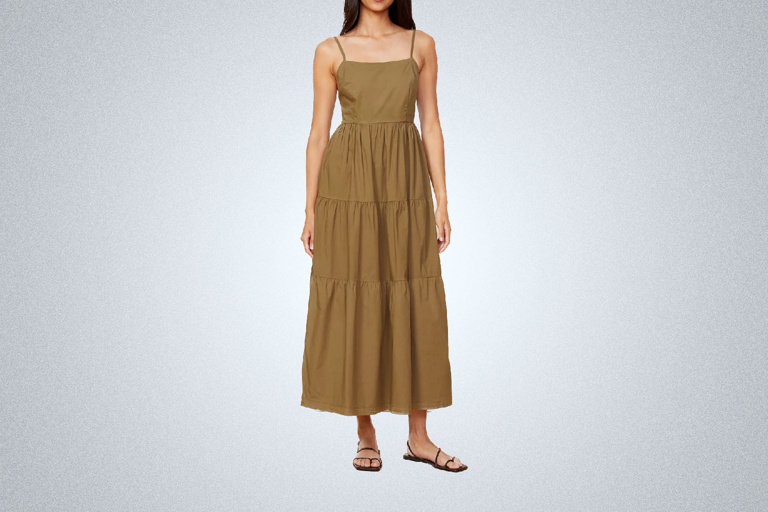 Monrow Poplin Maxi Dress