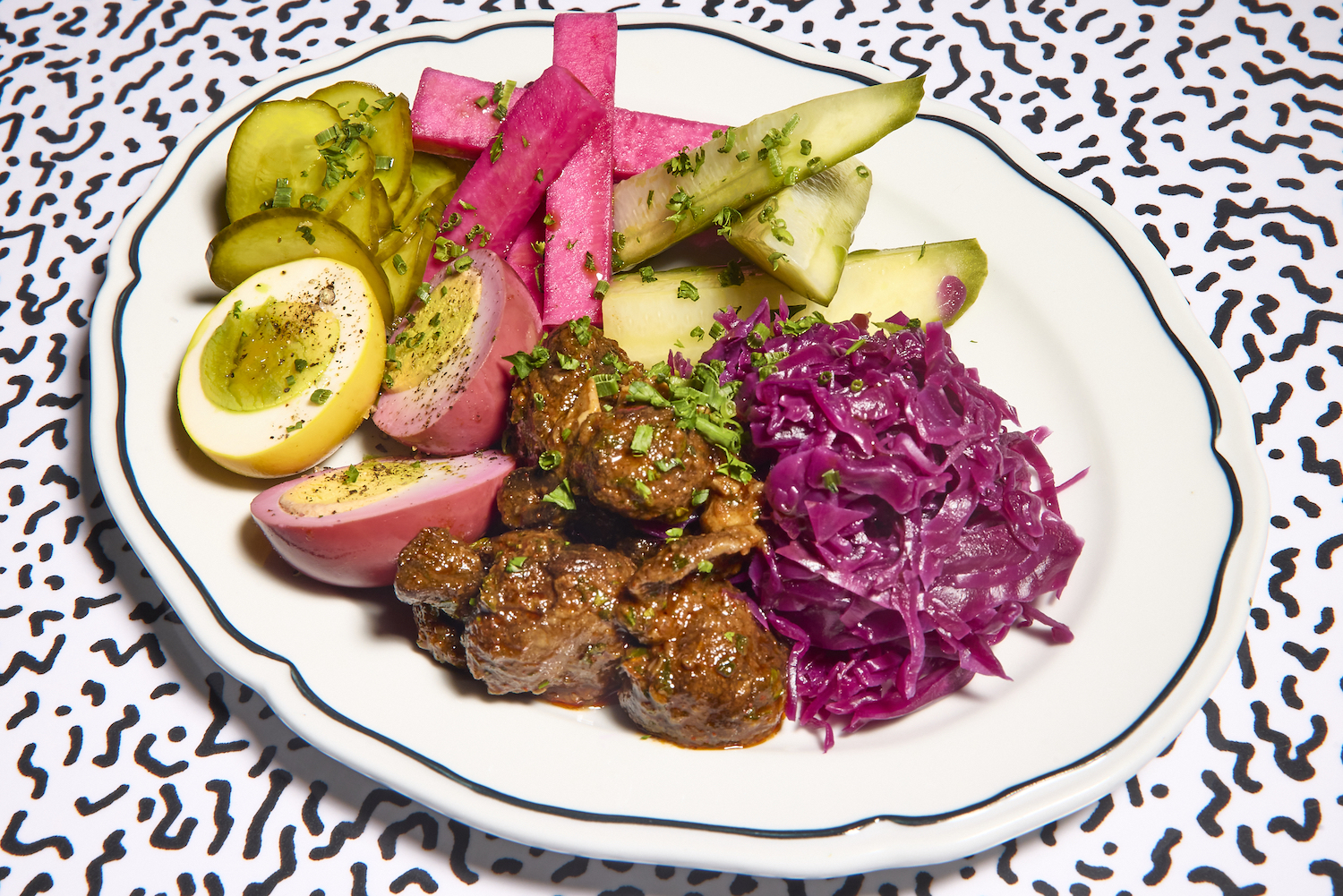 German food on a plate.