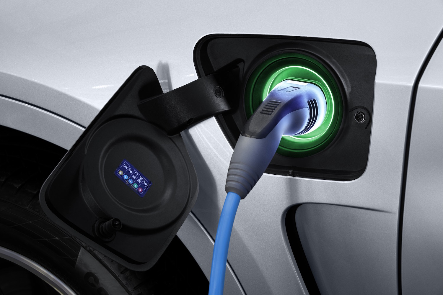Charger going into a car